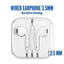 Headphones Earphones 3.5mm iPhone 6/5/4/iPad/Air Wired Earbuds