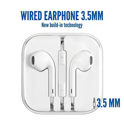 Headphones Earphones 3.5mm iPhone 6/5/4/iPad/Air Wired Earbuds