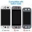 NEW Clear Hard Case Anti-Scratch Grip PC Cover Shell For Nintendo Switch OLED
