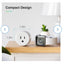 4 Pack Smart Plug, Wifi Mini Socket Outlet, Alexa Google Assistant Timer White