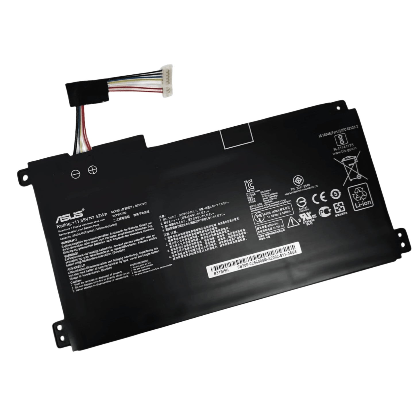 New Genuine B31N1912 C31N1912 Battery for ASUS VivoBook14 L410MA E410M E410MA E510M