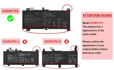 C41N1731 Battery For Asus ROG Strix Scar II GL504GM GL504GV G515GV G515GW G715GV