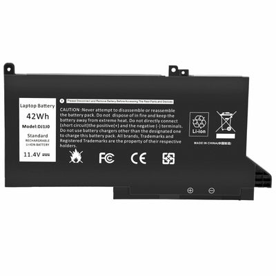 DJ1J0 Laptop Battery for Dell Latitude 12 7280 7290 13 7380 7390 14 7480 7490 NEW