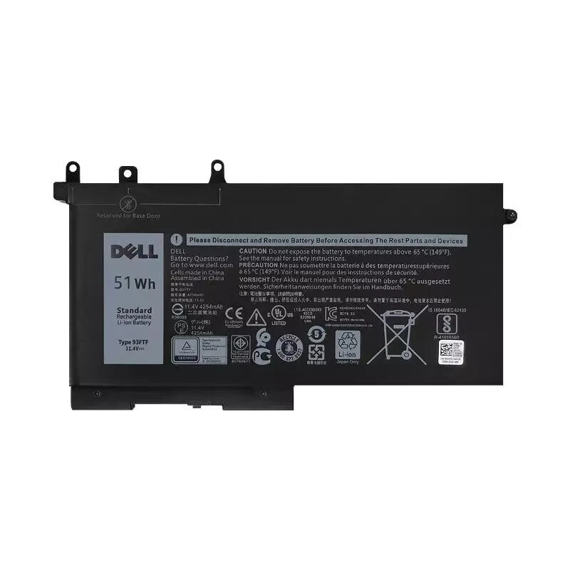 Genuine NEW 93FTF Battery For Dell Latitude 5280 5480 5580 5290 5490 D4CMT 4YFVG