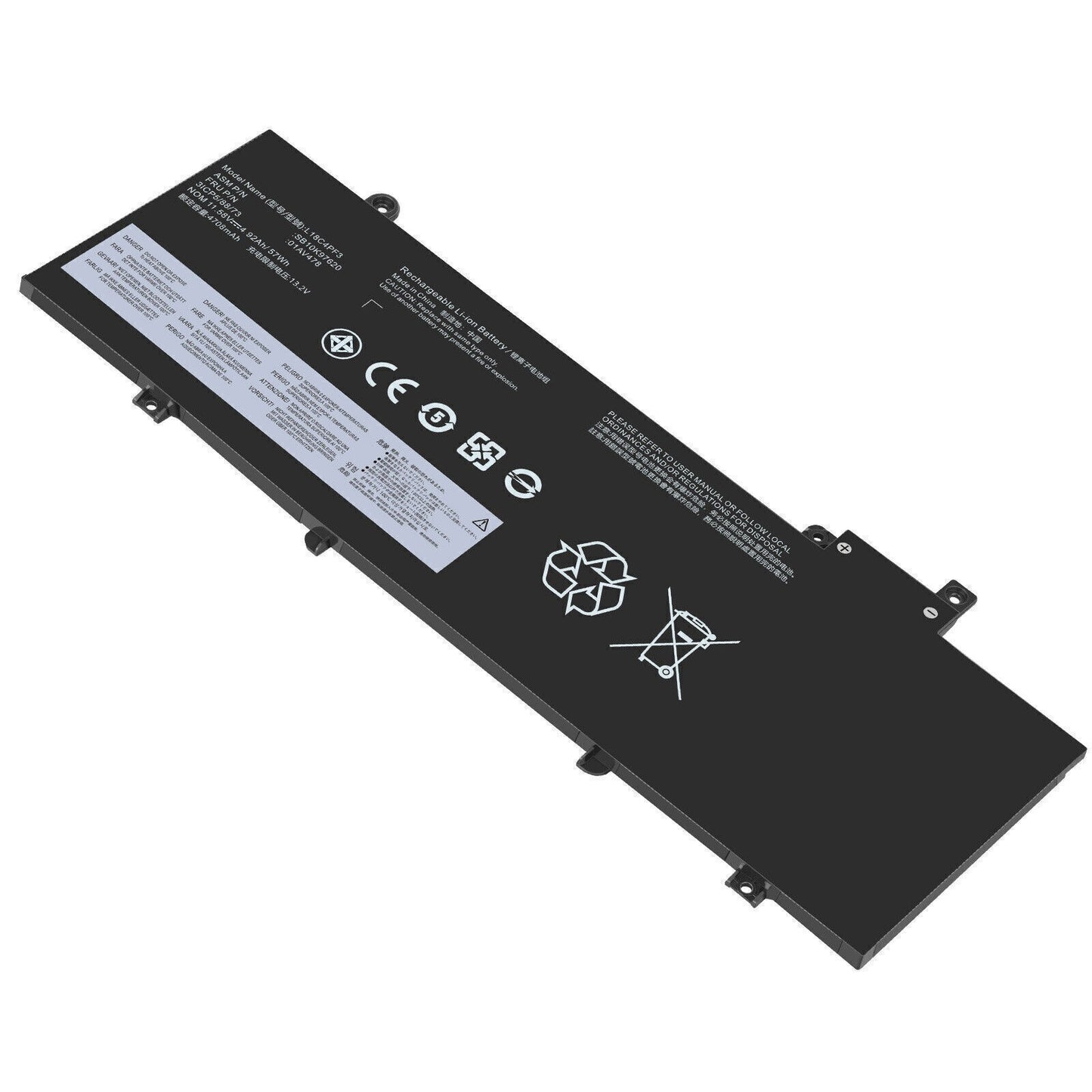 01AV478 Battery For Lenovo ThinkPad T480s 01AV479 01AV480 L17L3P71 L17M3P71