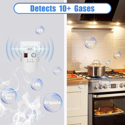 Digital Gas Leak Detector Alarm Sensor Propane Butane Methane Natural Gas Catch new