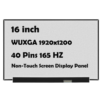 NE160WUM-N65 V18.0 V18.1 16" 1920x1200 165 HZ LCD Non-Touch Screen Display Panel