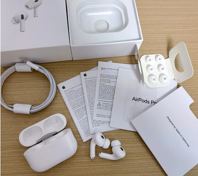 Apple Headphones Pro(2nd Generation)Bluetooth Headsets Right&.Left+Charging Box