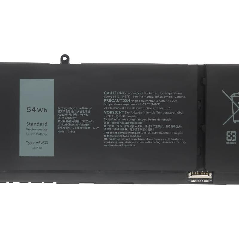 54Wh V6W33 Battery For Dell Inspiron 3510 5510 Latitude 3320 3330 Vostro 3515