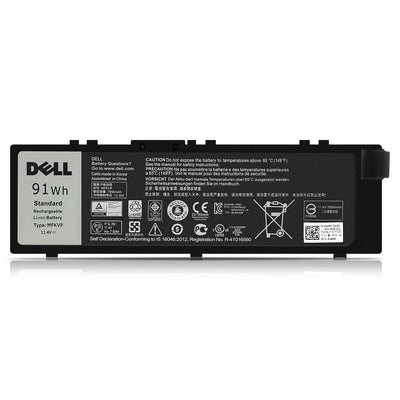 new MFKVP Battery For Dell Precision 15 7510 7520 17 7710 7720 M7510 M7710 91Wh