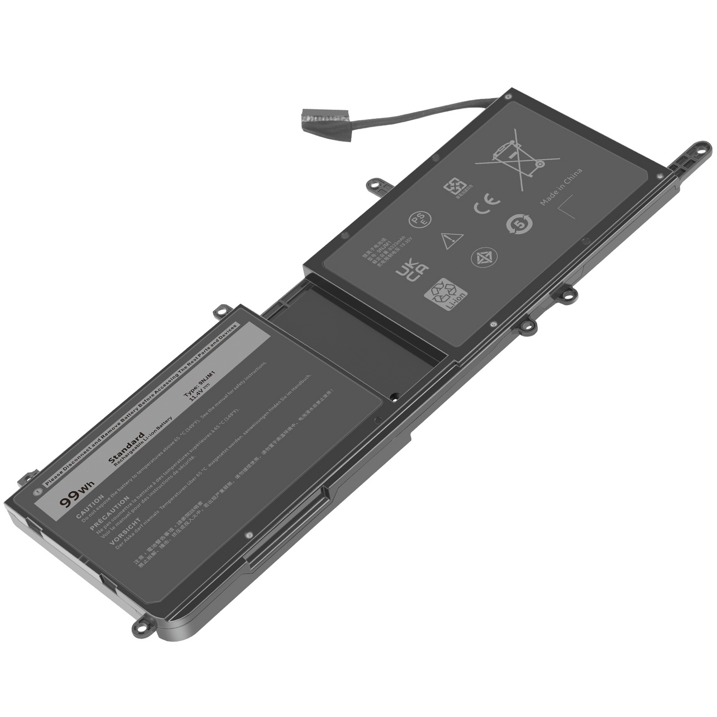 Battery For Dell Alienware 17 R4 Alienware 15 R3 4-Cell Laptop 99Wh 9NJM1 MG2YH