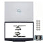 LCD Back Cover Lid Bezel Hinges for Dell G3 15 3590 G3 15 3500 P89F 03HKFN White