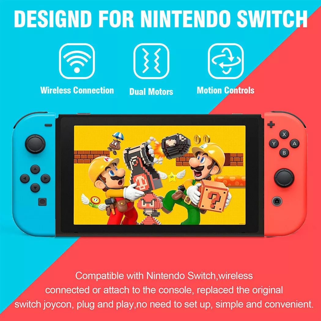 Wireless Gamepad Left & Right Game Controller For Nintendo Switch Joy-Con1-Pair