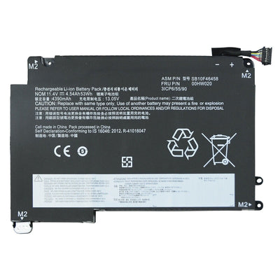 00HW020 Battery for Lenovo ThinkPad Yoga 460 Yoga P40 Series 20GQ 20GR 00HW021