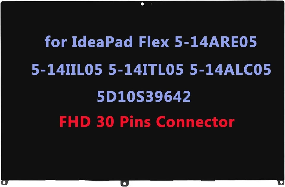 14" Lenovo IdeaPad Flex 5-14ALC05 5-14ARE05 Lcd Touch Screen w/ Bezel FHD