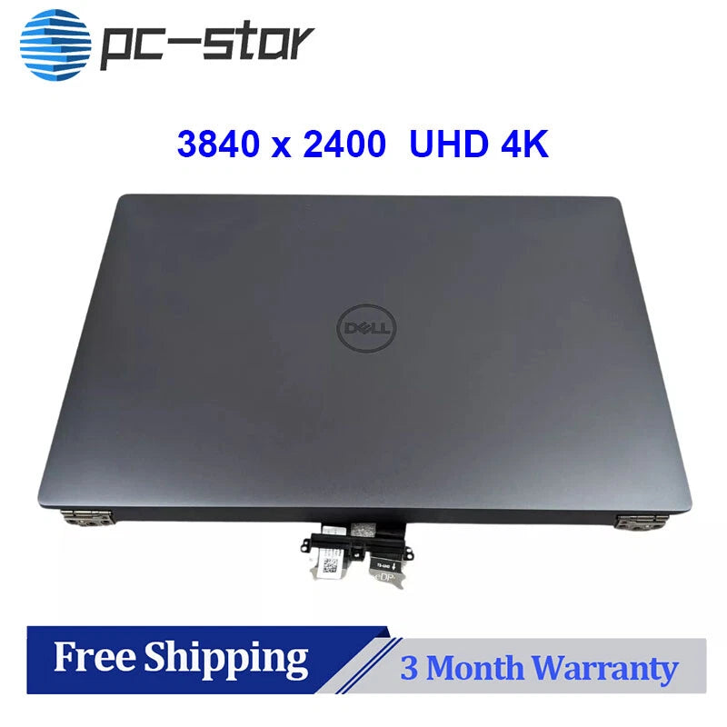 DELL XPS 13 Plus 9320/XPS 9320 UHD 4K 500NITS Touch Screen LCD Complete Silver